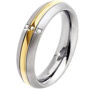 Boccia Damen-Ring Titan Diamant weiß Gr.56 (17.8) 0131-0456