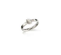 Boccia Damen-Ring Titan mattiert Diamant (0.005 ct) weiß Brillantschliff Gr. 56 (17.8) - 0141-0256