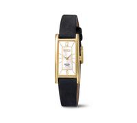 Boccia Damenarmbanduhr 3352-02 Royce Concept Titan vergoldet, Leder schwarz