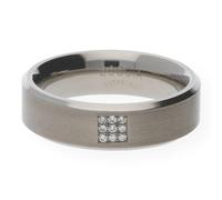 Boccia Damenring 0101-13 Titan mit Brillanten