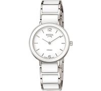 Boccia Damen Uhr 3311-01 Keramik weiß