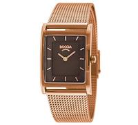Boccia Damenuhr mit Edelstahl Mesh-Band roségold 3294-07 Titan