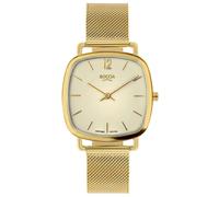 Boccia Damenuhr mit Mesh-Armband goldfarben 3334-07