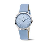 Boccia Damenarmbanduhr Trend 3365-01 Titan, Leder, blau, silberfarben