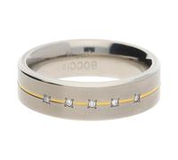 Boccia Damnenring Titan mit Brillanten 0101-1954
