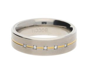 Boccia Damnenring Titan mit Brillanten 0101-1954