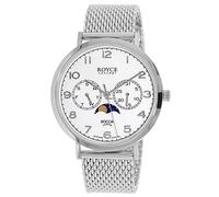 Boccia Herren Analog Quarz Uhr mit Edelstahl Armband 3612-04