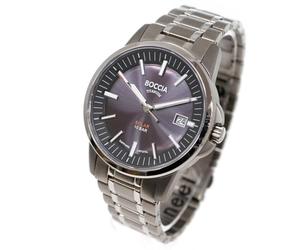 Boccia Herren Analog Quarz Uhr mit Titan Armband 3643-04