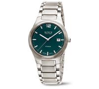 Boccia Titanium Royce 3666-03 Herrenuhr aus Titan mit Saphirglas Dunkelgrün