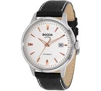 Boccia Herren-Armbanduhr Analog Automatik Leder 3586-03