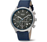 Boccia Herren Armbanduhr Chronograph Quarz Leder 3750-02