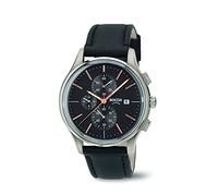 Boccia Herren-Armbanduhr Chronograph Quarz Leder 3756-02