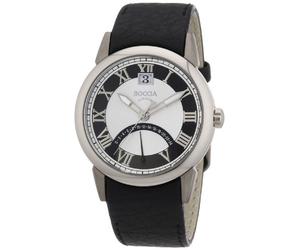 Boccia Herren-Armbanduhr Leder 3531-06
