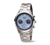 Boccia Titanium 3737-01 Solar Herren-Chronograph Hellblau Ø40,6mm