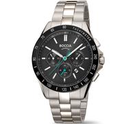 Boccia 3733-03 Herrenuhr Chronograph Titan/Schwarz