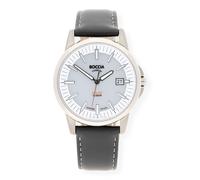 Boccia Herren Solar Uhr 3643-01 Titan Leder schwarz