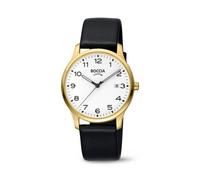 Boccia Herren Uhr 3620-08 Titan, Leder Classic vergoldet