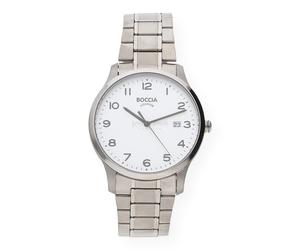 Boccia Herrenarmbanduhr 3620-01 Titan mit Datumsanzeige
