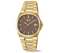 Boccia 3657-06 Herren-Titanuhr mit Saphirglas Goldfarben/Braun