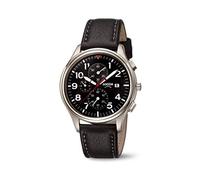 Boccia HerrenArmbanduhr Chronograph Quarz Leder 3756-04
