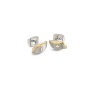 Boccia Ohrstecker 05044-04 Titan gold-plattiert 0,01 ct Diamant