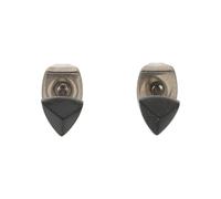 Boccia Ohrstecker Titan 05015-04 Schwarz-plattiert