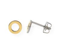 Boccia Ohrstecker 05023-02 Titan Kreis vergoldet Damen