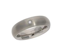 Boccia Ring 0102-06 mit Brillant, Titan