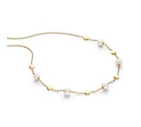Boccia Schmuck Damen-Kette Titan Goldfarben mit Perlen 08077-02