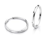 Boccia Schmuck Damen-Ohrringe Titan-Creolen 0571-01