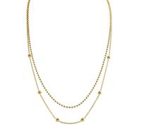Boccia Schmuck Damenhalskette Titan Goldfarben 08066-02