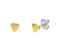 Boccia Schmuck Kinder-Ohrstecker Herz Titan Ohrringe Goldfarben 05092-02