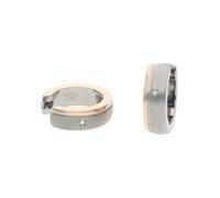 Boccia Titan Creolen mit Brillant Bicolor 0539-17 119