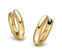 Boccia Damen Creolen 05085-02 Titan gelbgold plattiert