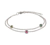 Boccia Titan Damenarmband Turmalin 03044-01