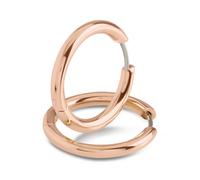 Boccia Damen Creolen 05072-03 Titan roségold IP