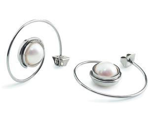 Boccia Titanium 05018-01 Steck-Creole Titan / Süßwasser-Perle