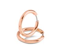 Boccia Titanium 05072-03 Scharnier-Creolen Rein-Titan roségoldfarben Ø 23,8 x 23mm