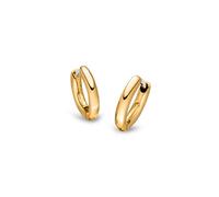 Boccia Titanium 05085-02 Scharnier-Creolen aus Rein-Titan Ø12,7mm gelbgoldfarben