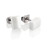 Boccia Titanium 0509-10 Ohrstecker Titan + High-Tech-Ceramic