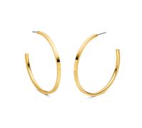 Boccia Titanium 05098-02 Ohrstecker Titan Creolen Ø50mm gelbgoldfarben