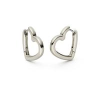 Boccia Titanium 05099-01 Scharnier-Creolen Herz-Form