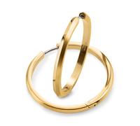 Boccia Titanium 0571-03 Scharnier-Creolen aus Rein-Titan gelbgoldfarben Ø31,5mm