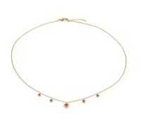 Boccia Titanium 08054-03 Halskette Titan goldplattiert m. Turmaline