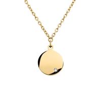 Boccia Titanium 08065-03 Damen Collier Titan mit Diamant gelbgoldfarben