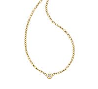 Boccia Titanium 08069-02 Damen Collier Titan mit Diamant Gelbgoldfarben