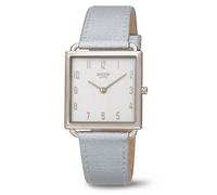 Boccia Titanium 3305-01 Damenuhr Titan quadratisch superflach arabische Ziffern 28mm