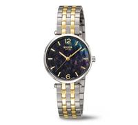 Boccia Titanium 3339-02 Damenuhr Bicolor Perlmuttzifferblatt Dunkel