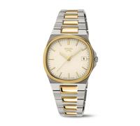 Boccia Titanium 3348-05 Damenuhr Titan Saphirglas Gelbgoldfarben Bicolor