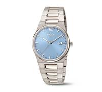 Boccia Damen Armbanduhr Slim 3357-01 Titan babyblau